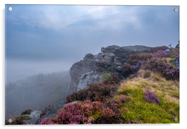 Surprise View Peak District Acrylic by Steve Smith