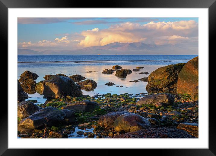 North beach Ardrossan morning Framed Mounted Print by Fiona Messenger