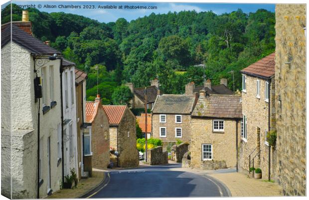 Richmond North Yorkshire  Canvas Print by Alison Chambers