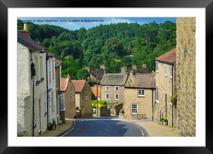 Richmond North Yorkshire  Framed Mounted Print by Alison Chambers