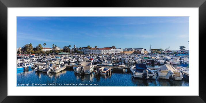 Serene Beauty of Faro's Marina Framed Mounted Print by Margaret Ryan