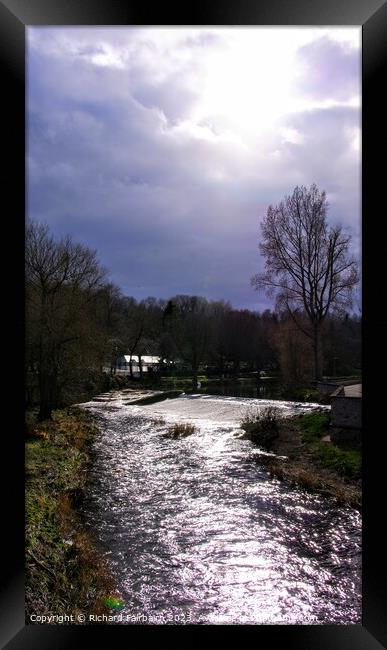 Stormy Clouds Framed Print by Richard Fairbairn