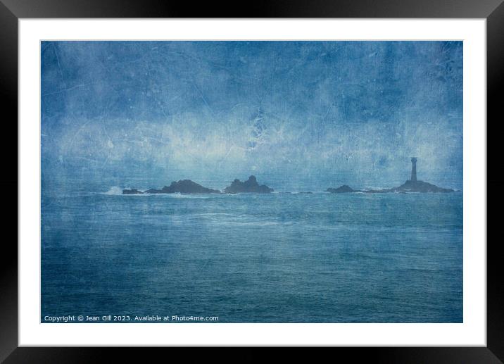 The Lands End Monster Framed Mounted Print by Jean Gill