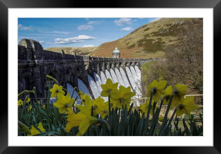 Elan Valley in Spring Framed Mounted Print by Leighton Collins