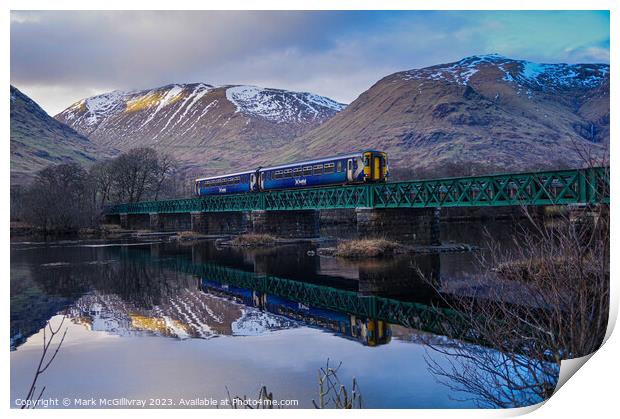 Scotrail on the Awe Viaduct Print by Mark McGillivray