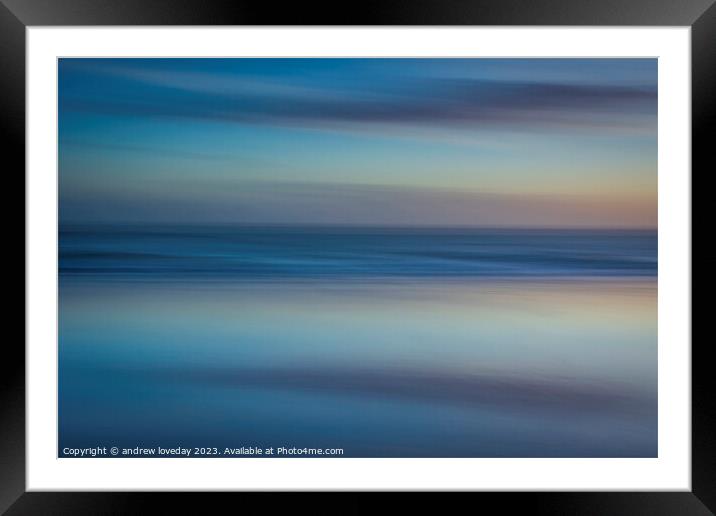 cromer reflections ICM Framed Mounted Print by andrew loveday