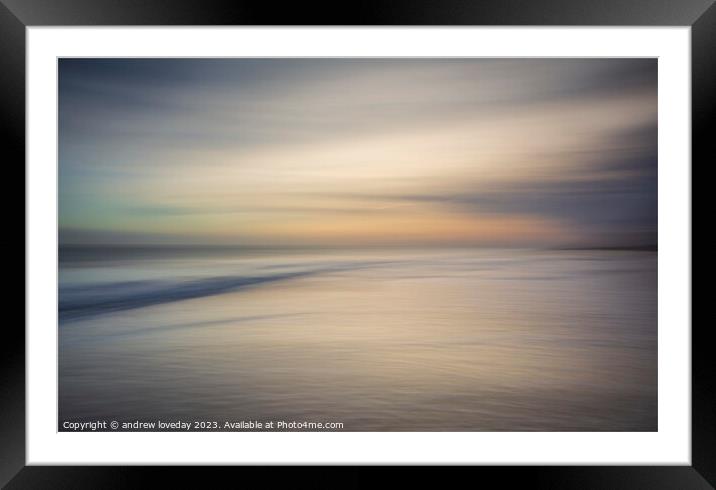 ICM clouds Framed Mounted Print by andrew loveday