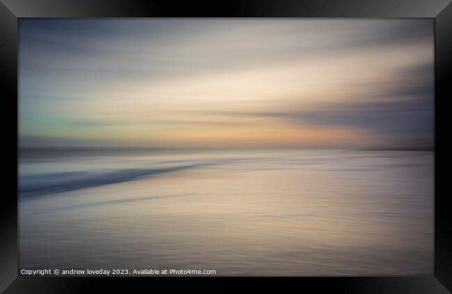 ICM clouds Framed Print by andrew loveday