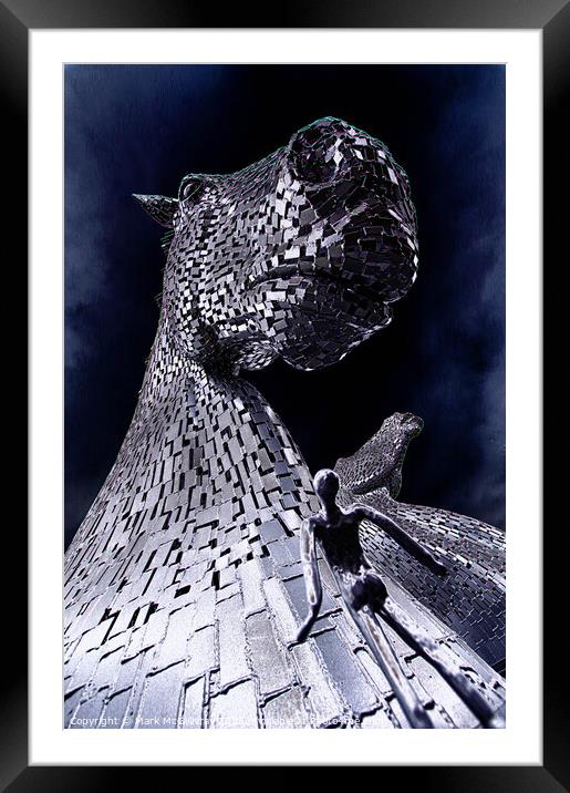 Kelpies Maquettes Framed Mounted Print by Mark McGillivray