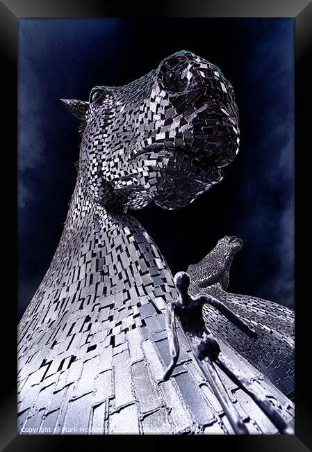 Kelpies Maquettes Framed Print by Mark McGillivray
