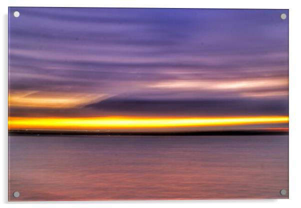 Abstract sunrise colours  Acrylic by Tony lopez
