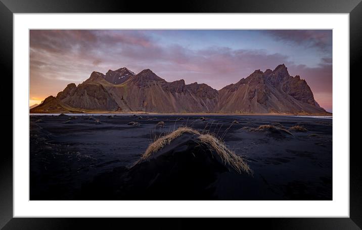 Vestrahorn Framed Mounted Print by Owen Edmonds