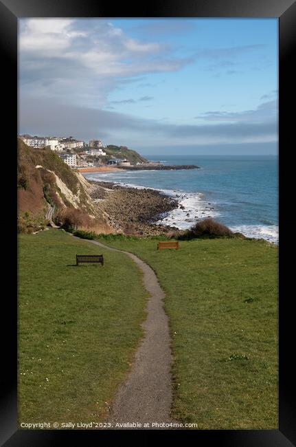A Breathtaking Spring Walk on the Isle of Wight Framed Print by Sally Lloyd