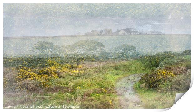 Cornwall Landscape Print by Jean Gill