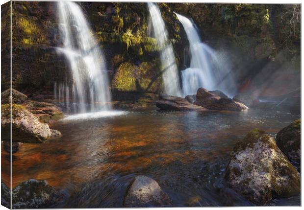 The Secret Falls  Canvas Print by Anthony McGeever