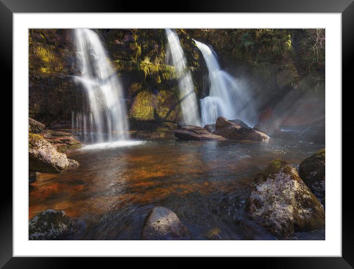 The Secret Falls  Framed Mounted Print by Anthony McGeever