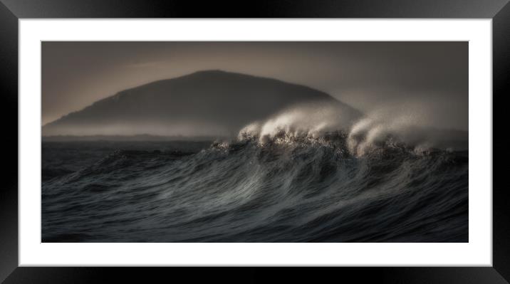 The Wave Framed Mounted Print by Pete Evans