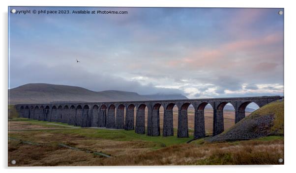 Ribblehead Viaduct Acrylic by phil pace