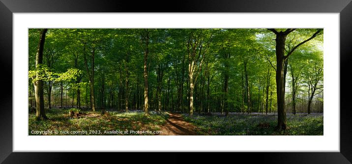 Serene Reflections in Nature Framed Mounted Print by nick coombs