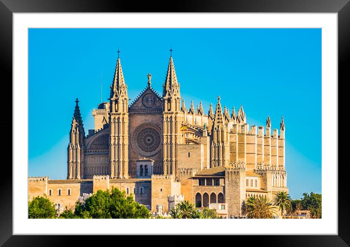 Cathedral of Palma de Majorca Framed Mounted Print by Alex Winter