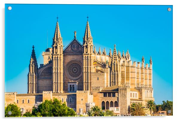 Cathedral of Palma de Majorca Acrylic by Alex Winter