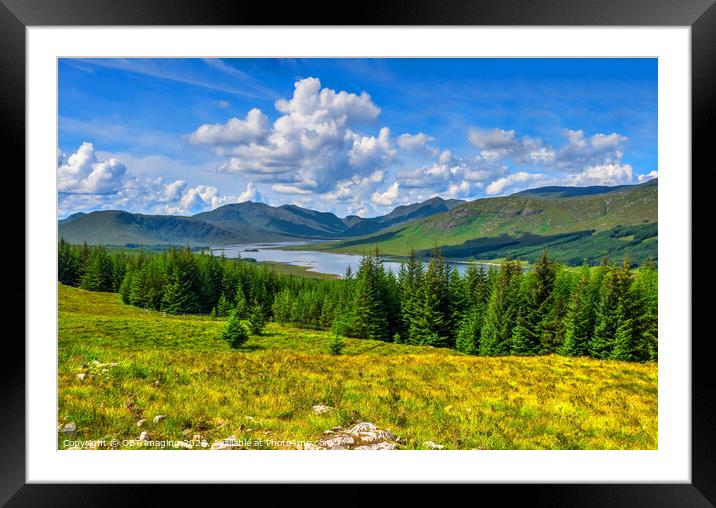 Majestic Highlands Framed Mounted Print by OBT imaging