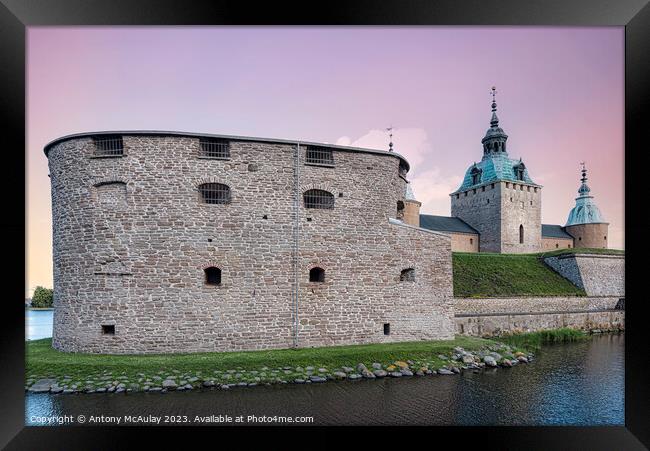 Kalmar Castle Corner Defense Tower Framed Print by Antony McAulay