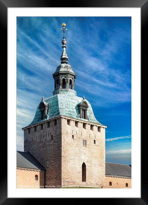 Kalmar Castle Main Tower Framed Mounted Print by Antony McAulay