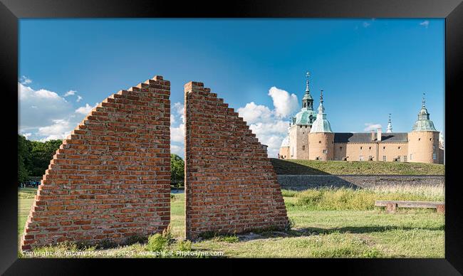 Kalmar Castle Panarama Framed Print by Antony McAulay