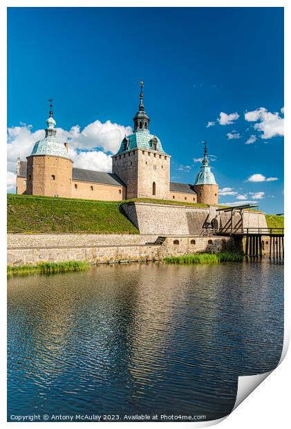 Kalmar Castle Print by Antony McAulay