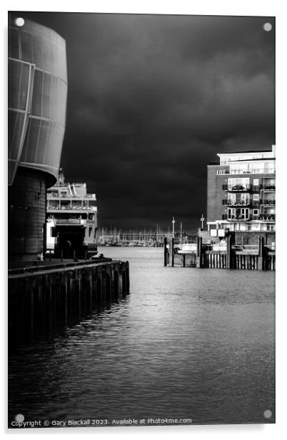Portsmouth Ferry Acrylic by Gary Blackall