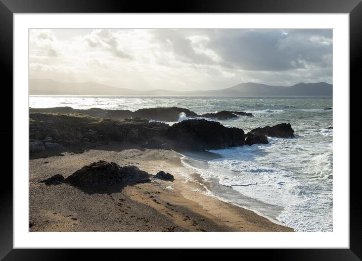 Llanddwyn Island, Anglesey, North Wales Framed Mounted Print by Andrew Kearton