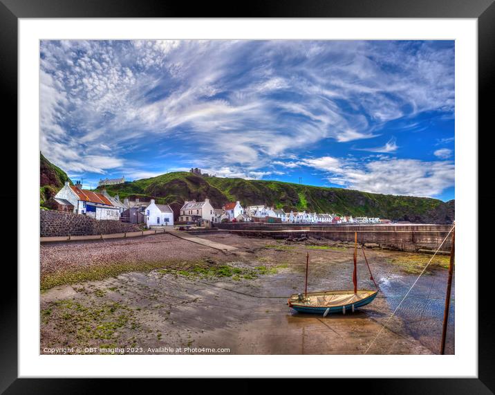 Pennan Historical Fishing Village Aberdeenshire Scotland  Framed Mounted Print by OBT imaging