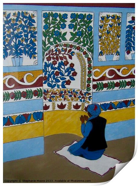 Afghan Mosque Print by Stephanie Moore