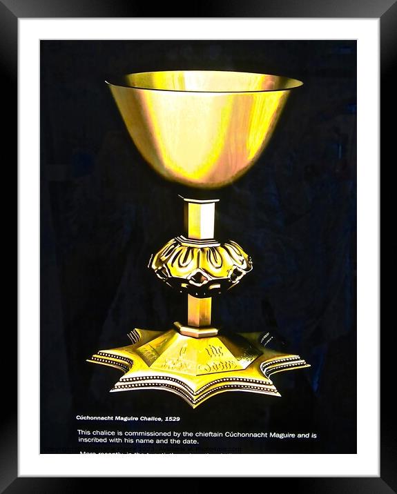 Cuchannacht Maguire Chalice 1529 Framed Mounted Print by Stephanie Moore
