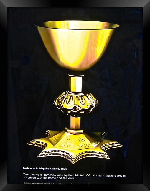 Cuchannacht Maguire Chalice 1529 Framed Print by Stephanie Moore