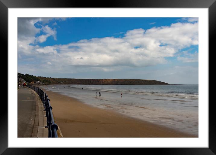 Filey Brigg and Bay Framed Mounted Print by Glen Allen