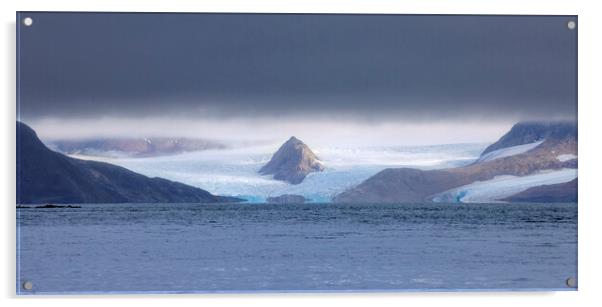 Smeerenburgbreen at Spitsbergen Acrylic by Arterra 