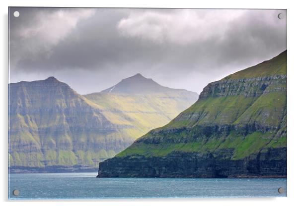Eysturoy at the Faroe Islands Acrylic by Arterra 