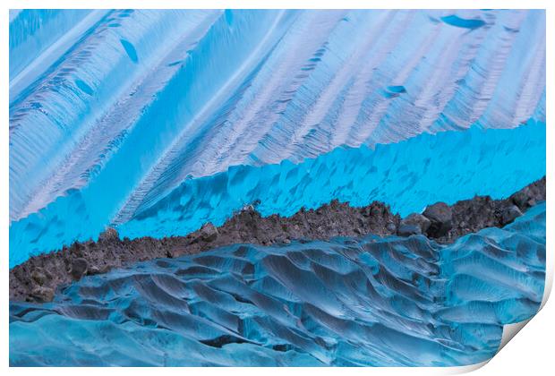 Glacier Ice Print by Arterra 