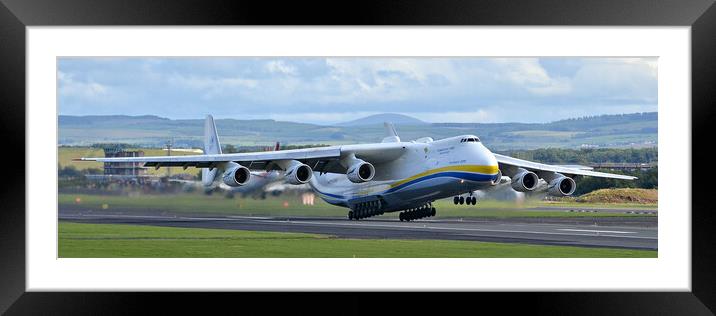 Antonov An-225 Mriya Framed Mounted Print by Allan Durward Photography