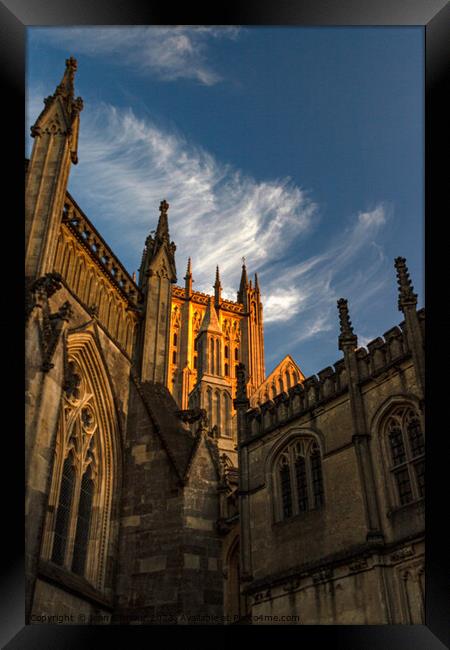 Wells Cathedral  Framed Print by Jean Gilmour