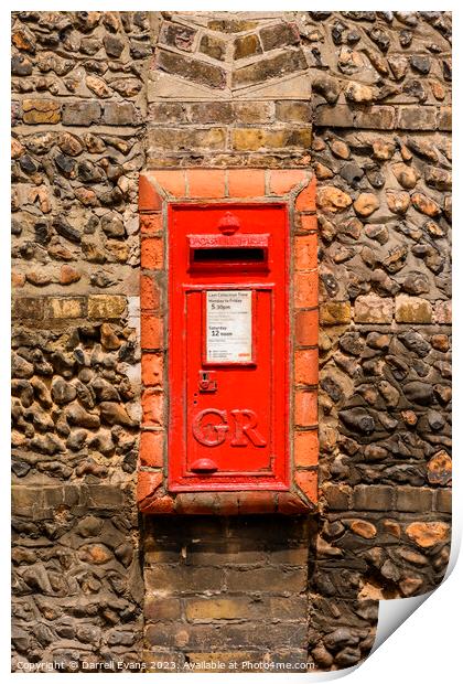 Mailbox Print by Darrell Evans