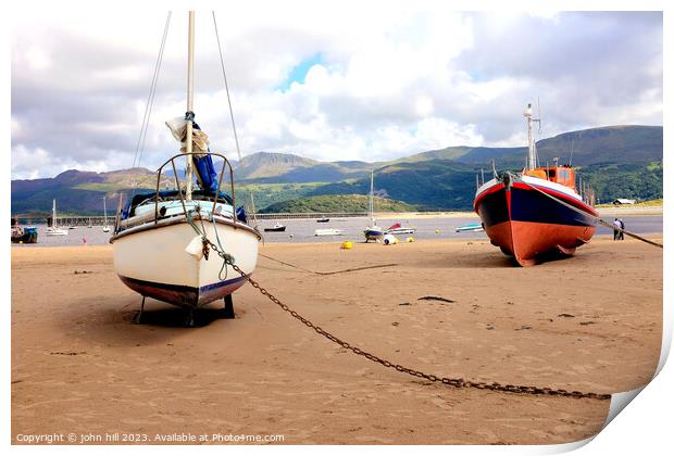 Barmouth, Wales. Print by john hill