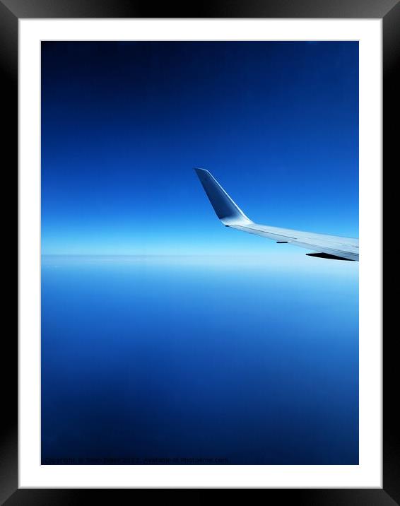 Flying Framed Mounted Print by Lowercase b Studio 