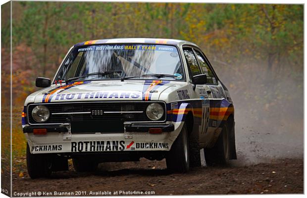 Rothmans Rally Escort Canvas Print by Oxon Images
