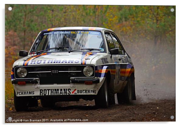 Rothmans Rally Escort Acrylic by Oxon Images
