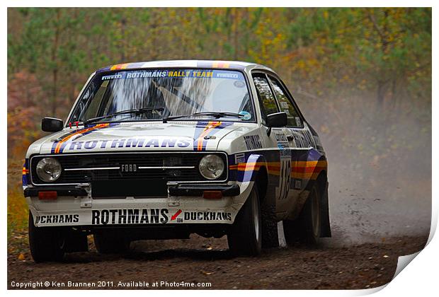 Rothmans Rally Escort Print by Oxon Images