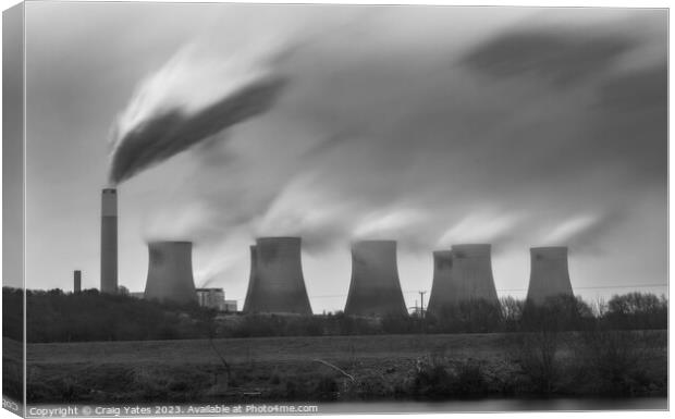 Ratcliffe on Soar Power Station. Nottingham. Canvas Print by Craig Yates