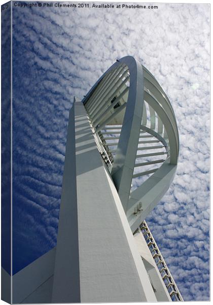 Portsmouth Spinnaker Tower Canvas Print by Phil Clements